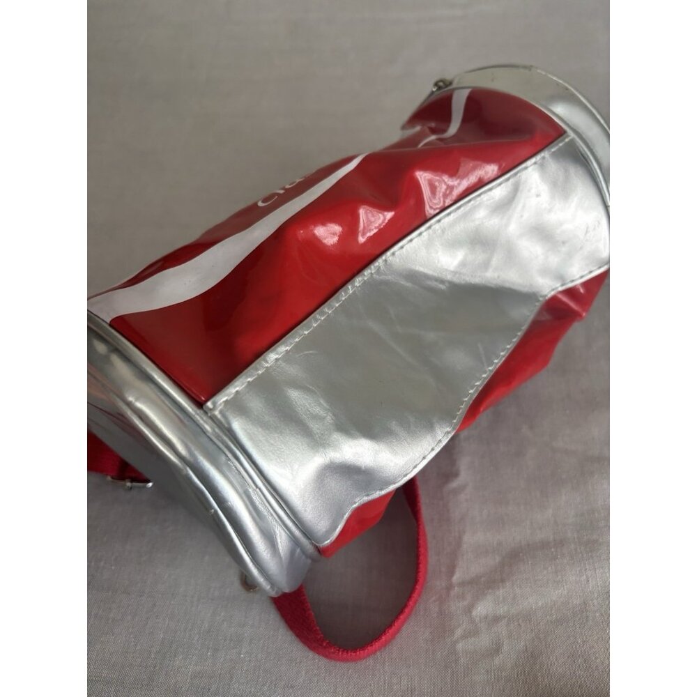 Coca Cola Vintage Sporty Coke Can Crossbody Bag Patent Leather - Picture 12 of 13